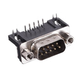 DB9 9P Male R/A Welded Connector