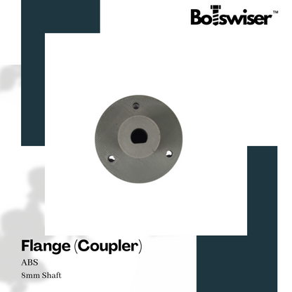 8mm ABS Flanged Coupling for 8mm D Shaft - Shaft Coupler Flange