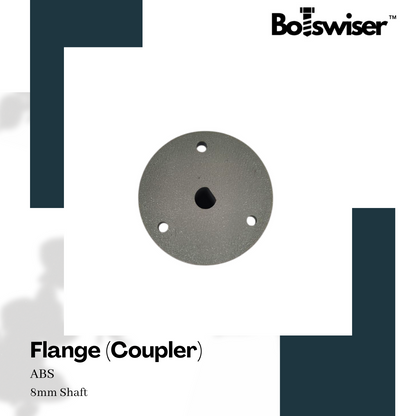 8mm ABS Flanged Coupling for 8mm D Shaft - Shaft Coupler Flange
