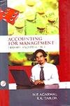 ACCOUNTING FOR MANAGEMENT : THEORY AND PRACTICE BY N.P. AGARWAL & R.K. TAILOR [HARDCOVER]