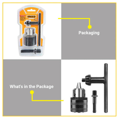 INGCO KC1301.1 Key Chuck with Adaptor 13MM