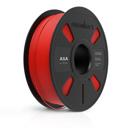 Numakers ASA Filament- Apple Red - 1.75 mm / 1 kg