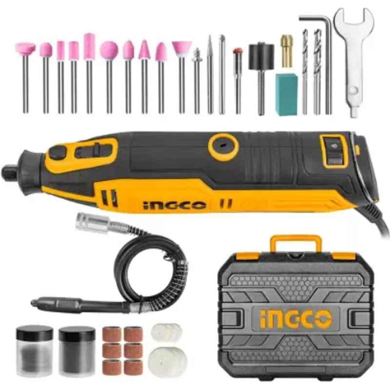 INGCO MG2008 200W LCD Display Mini Grinder with 149 Pcs Accessories ...