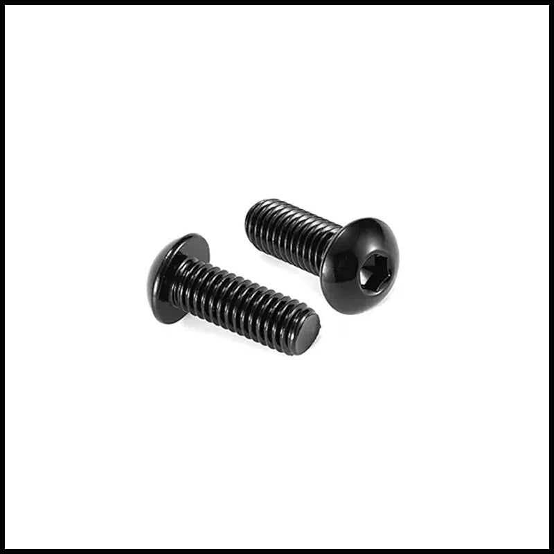 M3x10mm Allen Socket Button Head Screw MS Black Oxide (Dia. 3mm, Length 10mm) (Pack of 10)