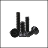 M3x12mm CSK Allen Countersunk MS Black Oxide Screw (Dia. 3mm, Length 12mm) (Pack of 10)