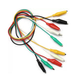 Double ended Crocodile / Alligator Clips 50 Cm (Multicolour)- 1 Pc