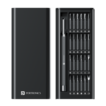 Portronics POR-2975 Bit Box, 24-in-1 Screwdriver Kit
