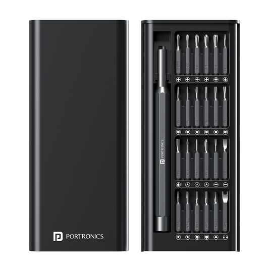 Portronics POR 2975 Bit Box, 24-in-1 Screwdriver Kit