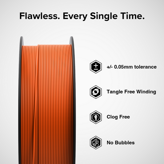 Numakers ABS Filament- Burnt Orange - 1.75 mm / 1 kg