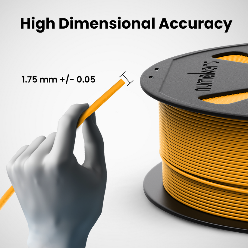 Numakers ASA Filament- Lemon Yellow - 1.75 mm / 1 kg