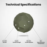 Numakers PLA+ Filament – Army Green – 1.75 mm / 1 kg