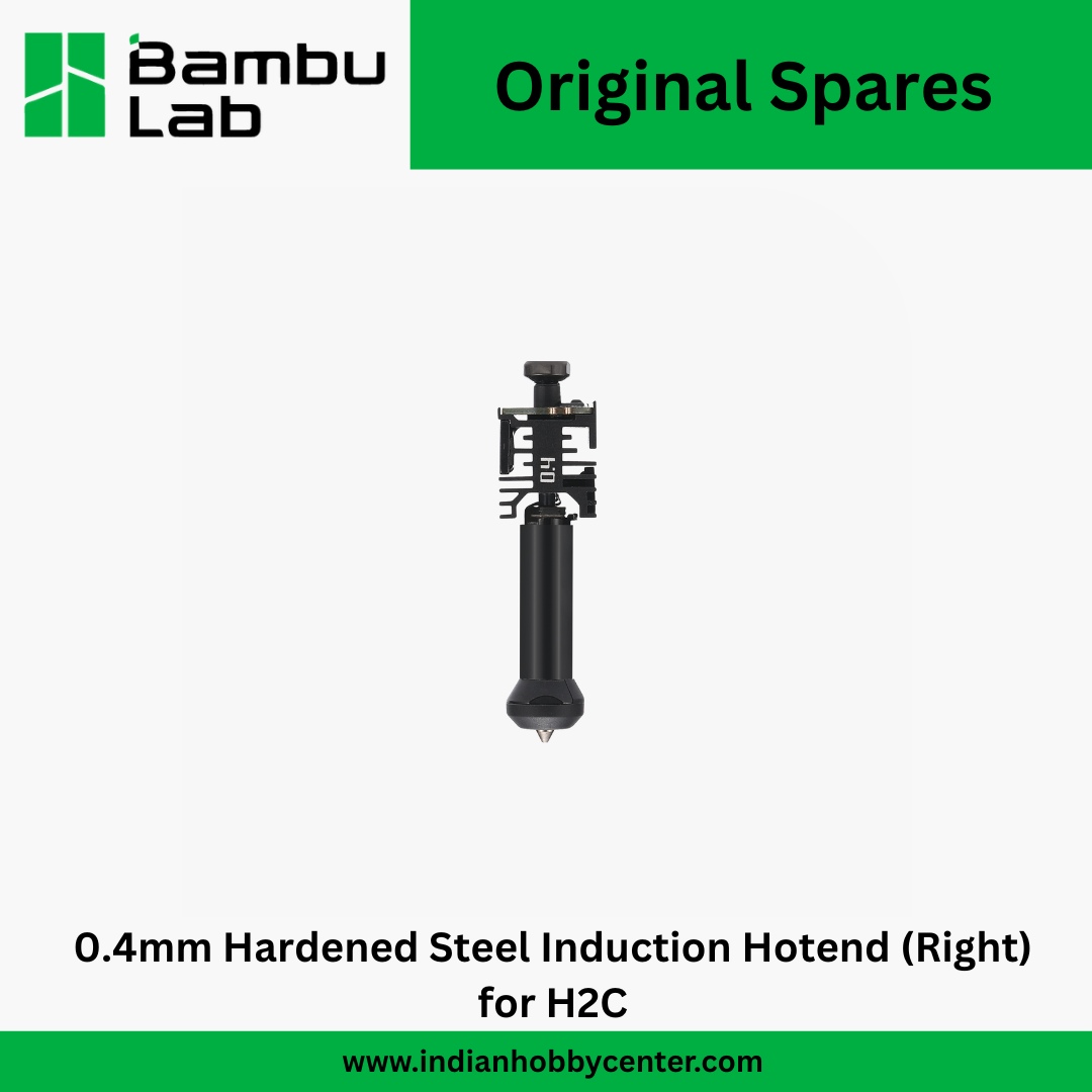 Bambu Lab Induction Hotend (Right) for H2C with Hardened Steel Nozzle - 0.4 mm (FAH051)