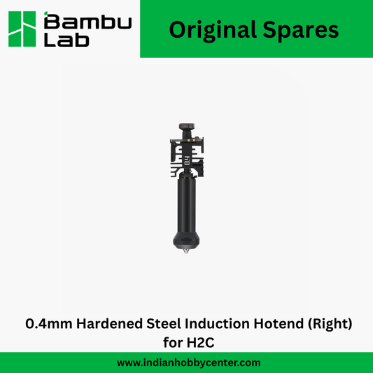 Bambu Lab Induction Hotend (Right) for H2C with Hardened Steel Nozzle - 0.4 mm (FAH051)