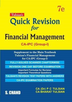 TULSIAN'S QUICK REVISION FOR FINANCIAL MANAGEMENT : CA-IPC (GROUP-I) BY P.C. TULSIAN (PAPERBACK)