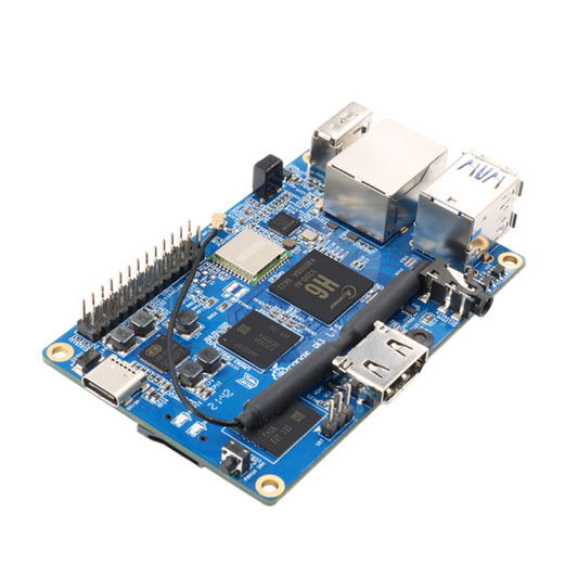 Orange Pi 3 LTS Single Board Computer – Allwinner H6, 2GB RAM, Wi-Fi, Bluetooth, Gigabit LAN