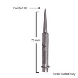 SOLDRON BN25N3 / BN25N125 WATT NICKEL PLATED NEEDLE BIT FOR SOLDRON 25W SOLDERING IRON