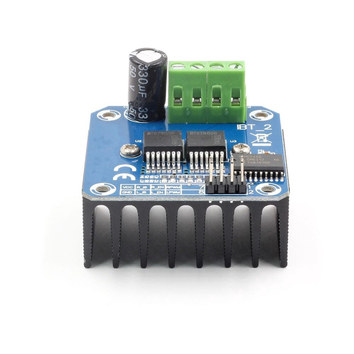 Double BTS7960 43A H-Bridge High-Power Stepper Motor Driver Module