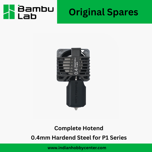 Bambu Lab Complete Hotend Assembly with Hardened Steel Nozzle - 0.4mm for P1P, P1S (FAH001-P)