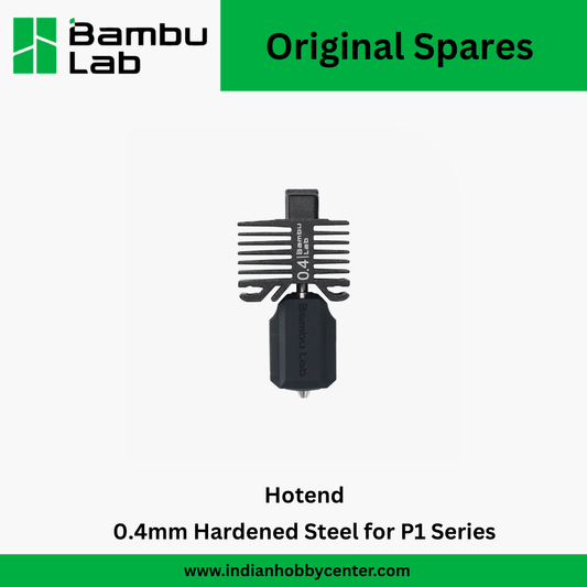 Bambu Lab Hotend with Hardened Steel Nozzle - 0.4 mm for P1P, P1S, X1C (FAH001-N-1)