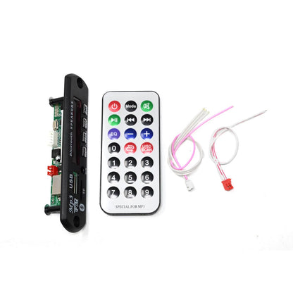 Bluetooth MP3 Decoding Board Module with inbuilt SD Card Slot / USB / FM / and Remote Control