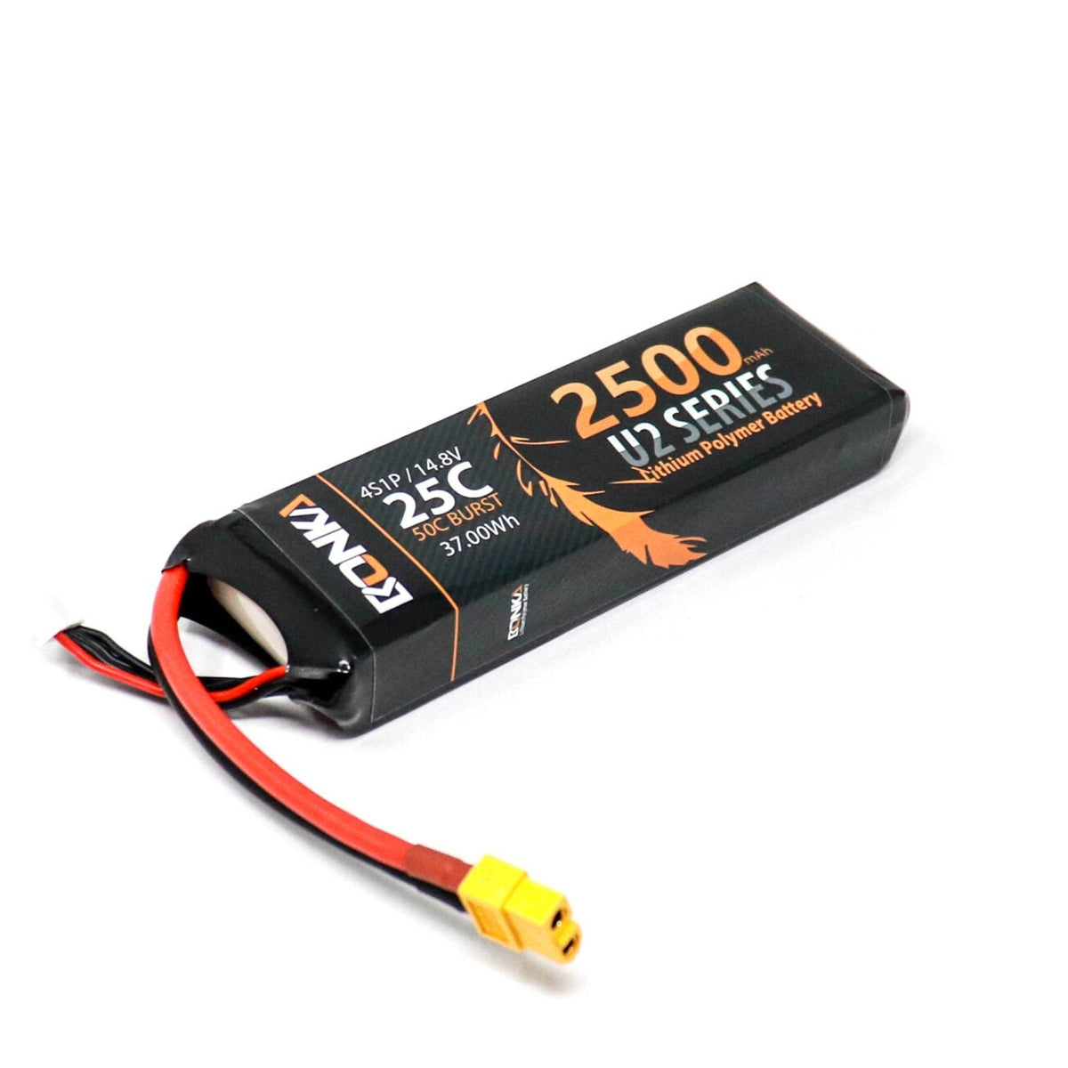 Bonka 14.8V 2500mAh 25C 4S Lithium Polymer Battery Pack