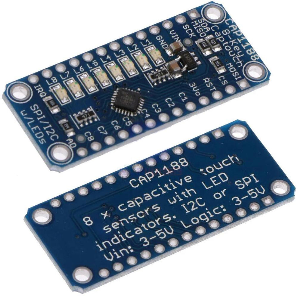 CAP1188 8 Key Capacitive Touch Sensor Breakout Module SPI I2C Captouch ...