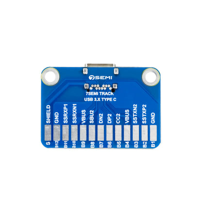 7Semi USB-C 3.1 Breakout Board 24 Pins Female Type C Connector PCB