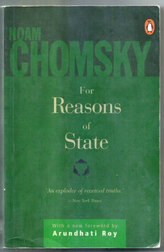 FOR REASONS OF STATE : AN EXPLODER OF RECEIVED TRUTHS BY NOAM CHOMSKY [PAPERBACK] OLD BOOK