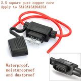 Waterproof In Line Blade Fuse with Holders for Car Fuse Replacement (1 Pc)