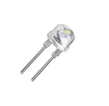 8mm White Clear LED (1 Pc)