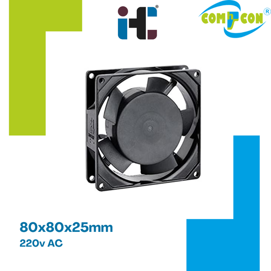 Compcon 8025 220V AC (80x80x25mm) Cooling Fan