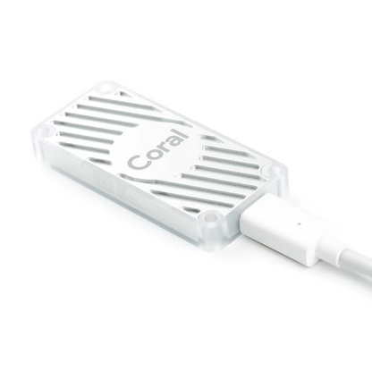 Coral USB Accelerator - Edge TPU ML Coprocessor for Raspberry Pi 4/5, Linux, Windows, Mac | 4 TOPS @ 2W for TensorFlow Lite Models