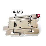 12V DC Cabinet Door Drawer Electric Lock Assembly Solenoid Lock (54x42x28)