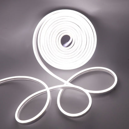 12v Neon Flexible LED Strip Light 5 Meter - White