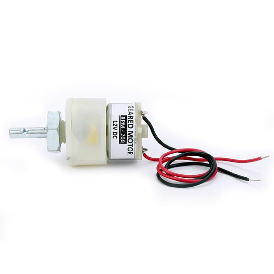 10 RPM Center Shaft DC 12V Gear Motor