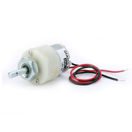 10 RPM Center Shaft DC 12V Gear Motor