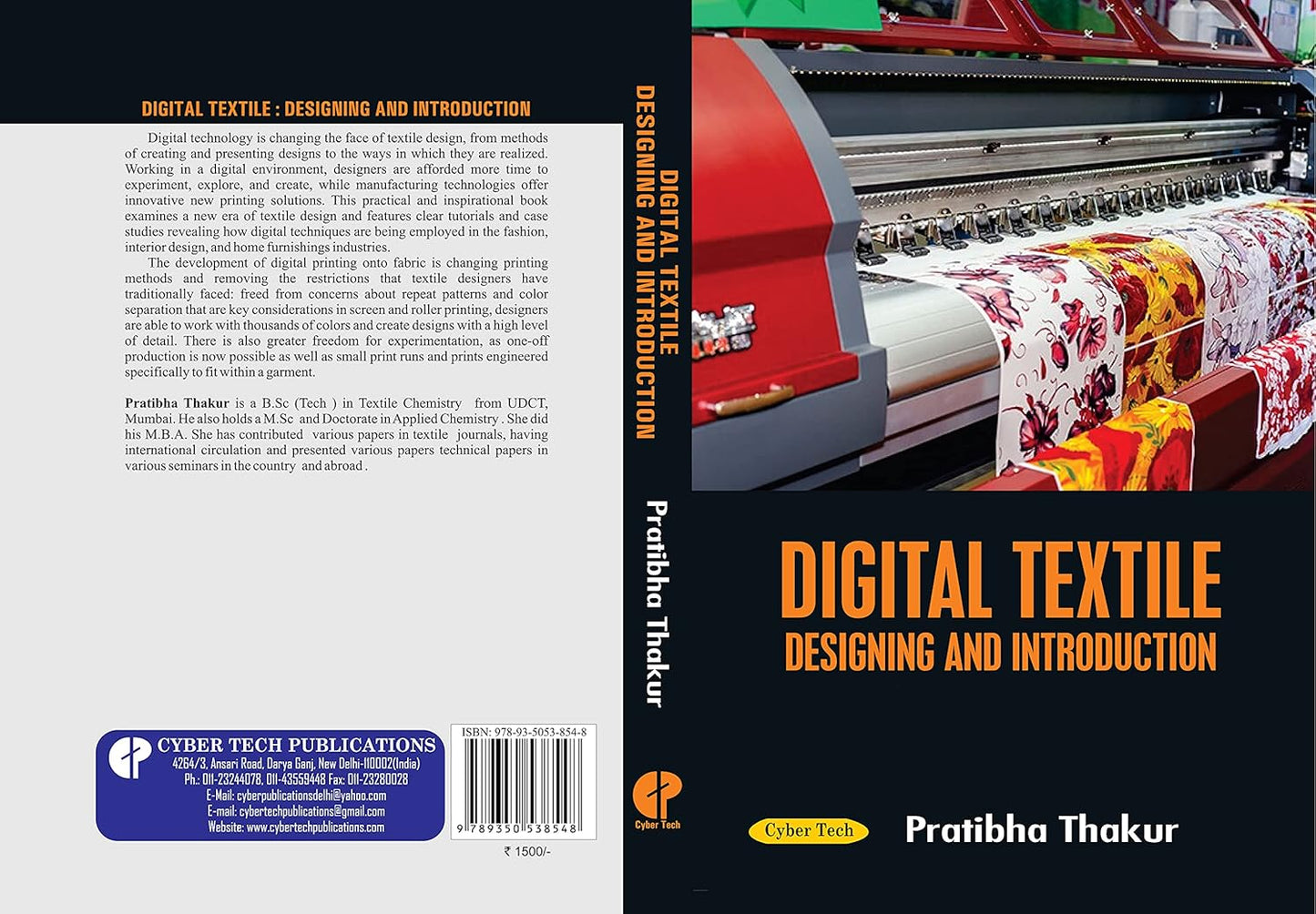 DIGITAL TEXTILE : DESIGNING AND INTRODUCTION BY PRATIBHA THAKUR [HARDCOVER]