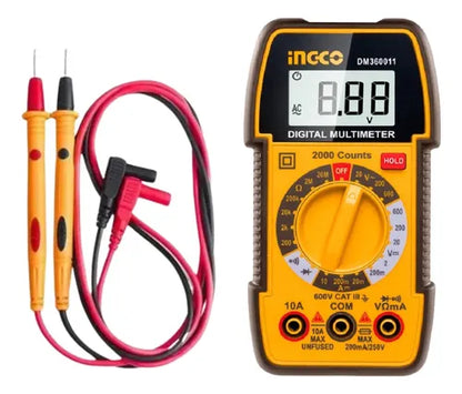 INGCO DM360011 2000 Count TRMS Digital Multimeter