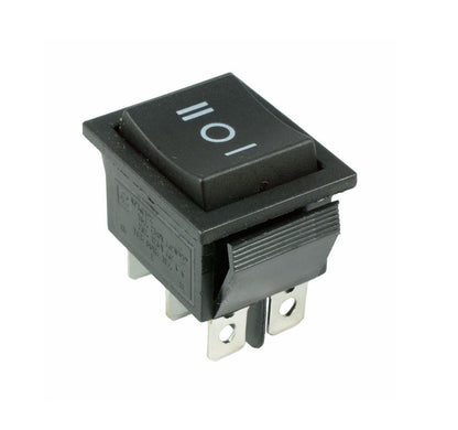 KCD4 T85 16A 250V DPDT Rocker Switch 6 Pin ON-OFF-ON