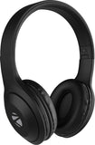 ZEBRONICS Zeb Duke 101 (Black) Wireless Headphone with Mic, Supporting Bluetooth 5.0, AUX Input Wired Mode, mSD Card Slot, Dual Pairing, On Ear & FM,12 hrs Play Back time, Media/Call Controls