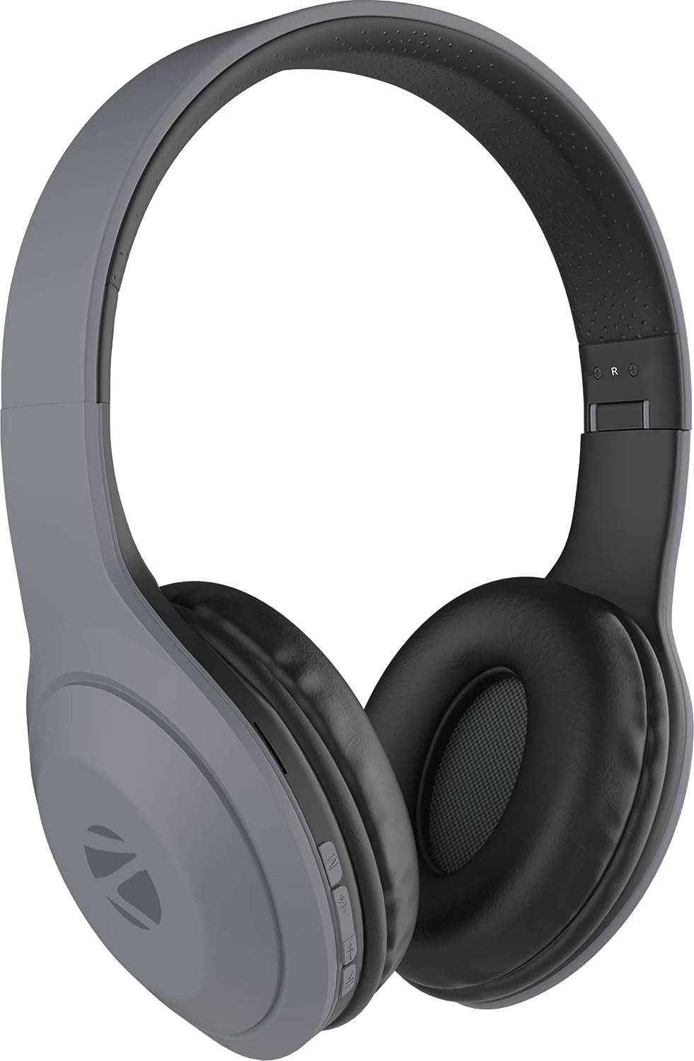 ZEBRONICS Zeb Duke 101 (Grey) Wireless Headphone with Mic, Supporting Bluetooth 5.0, AUX Input Wired Mode, mSD Card Slot, Dual Pairing, On Ear & FM,12 hrs Play Back time, Media/Call Controls