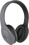 ZEBRONICS Zeb Duke 101 (Grey) Wireless Headphone with Mic, Supporting Bluetooth 5.0, AUX Input Wired Mode, mSD Card Slot, Dual Pairing, On Ear & FM,12 hrs Play Back time, Media/Call Controls
