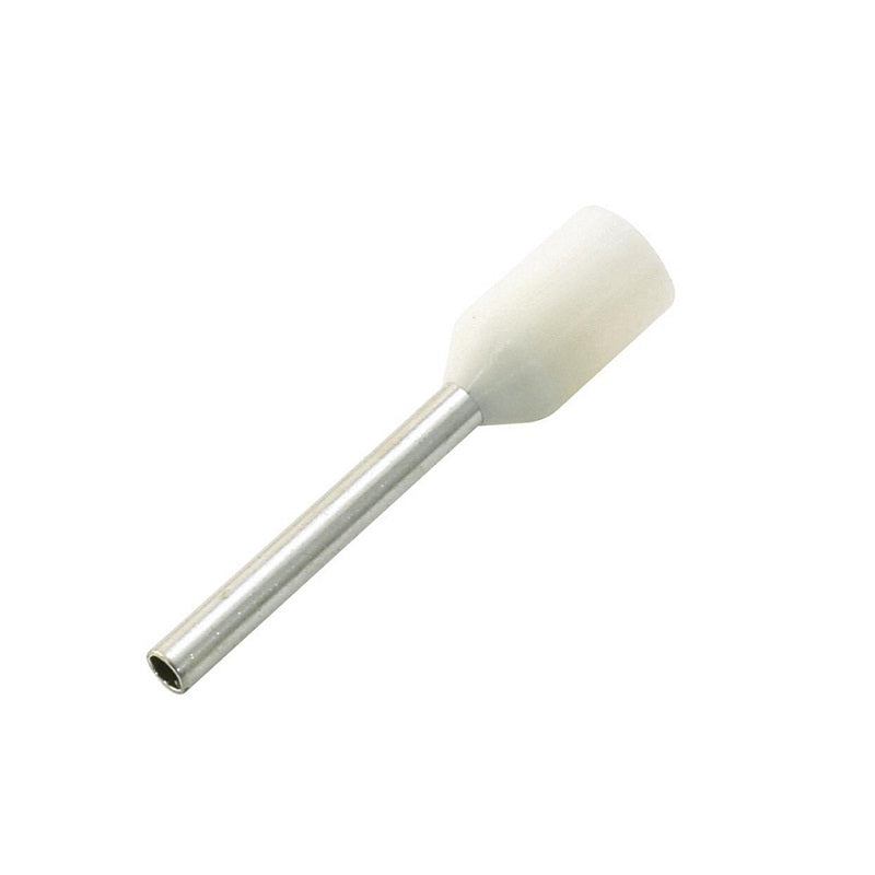E0508 White 0.5 sqr mm Wire Ferrule Terminal Cable Lugs