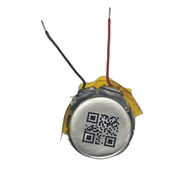 3.7v 35mAh Lithium Polymer Round Battery for OnePlus, MI airpod (Model 1040)