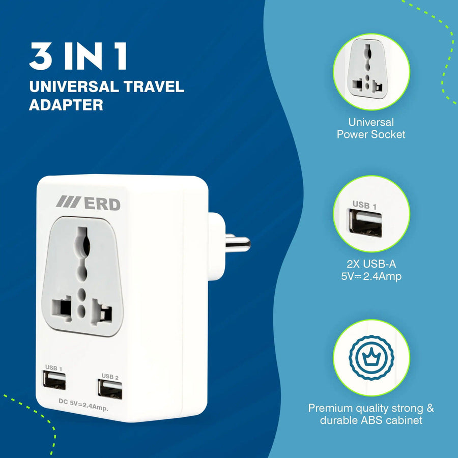 ERD EB-12 USB Charger & Power Socket