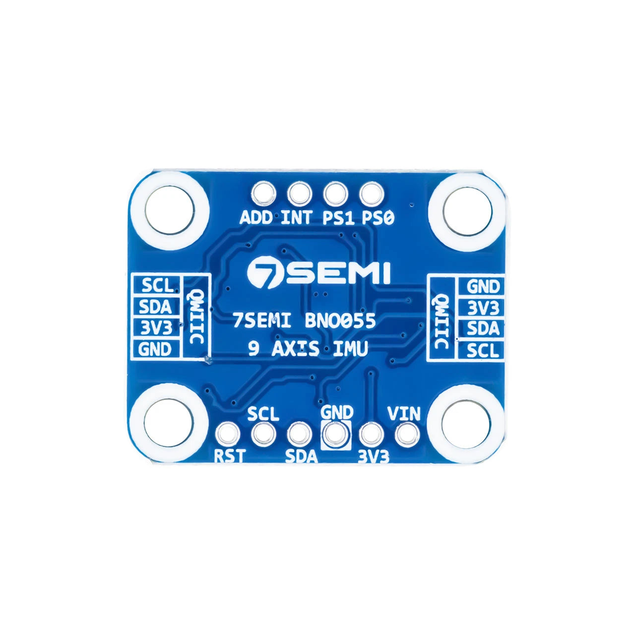7Semi BNO055 9-DOF Absolute Orientation Sensor Breakout I2C Qwiic