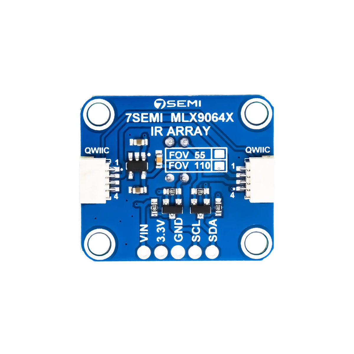 7Semi MLX90640 55 FOV Thermal Camera IR Array Breakout Qwiic Compatible