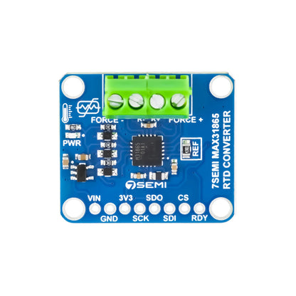 7Semi PT1000 RTD 2-Wire Temperature Sensor Amplifier Breakout Board - MAX31865
