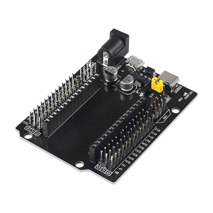 30 Pin ESP32 GPIO Expansion Board with Type-C USB and Micro USB Dual Interface