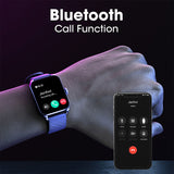 Zebronics ETERNAL Bluetooth Calling Smart watch with 1.85" Large display, IP67 Waterproof, 8 Menu UI, Crown and Calculator (Metallic Black)